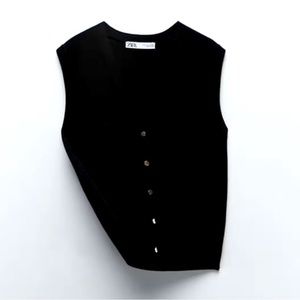 Zara Basic Black Knit Sweater - NWOT